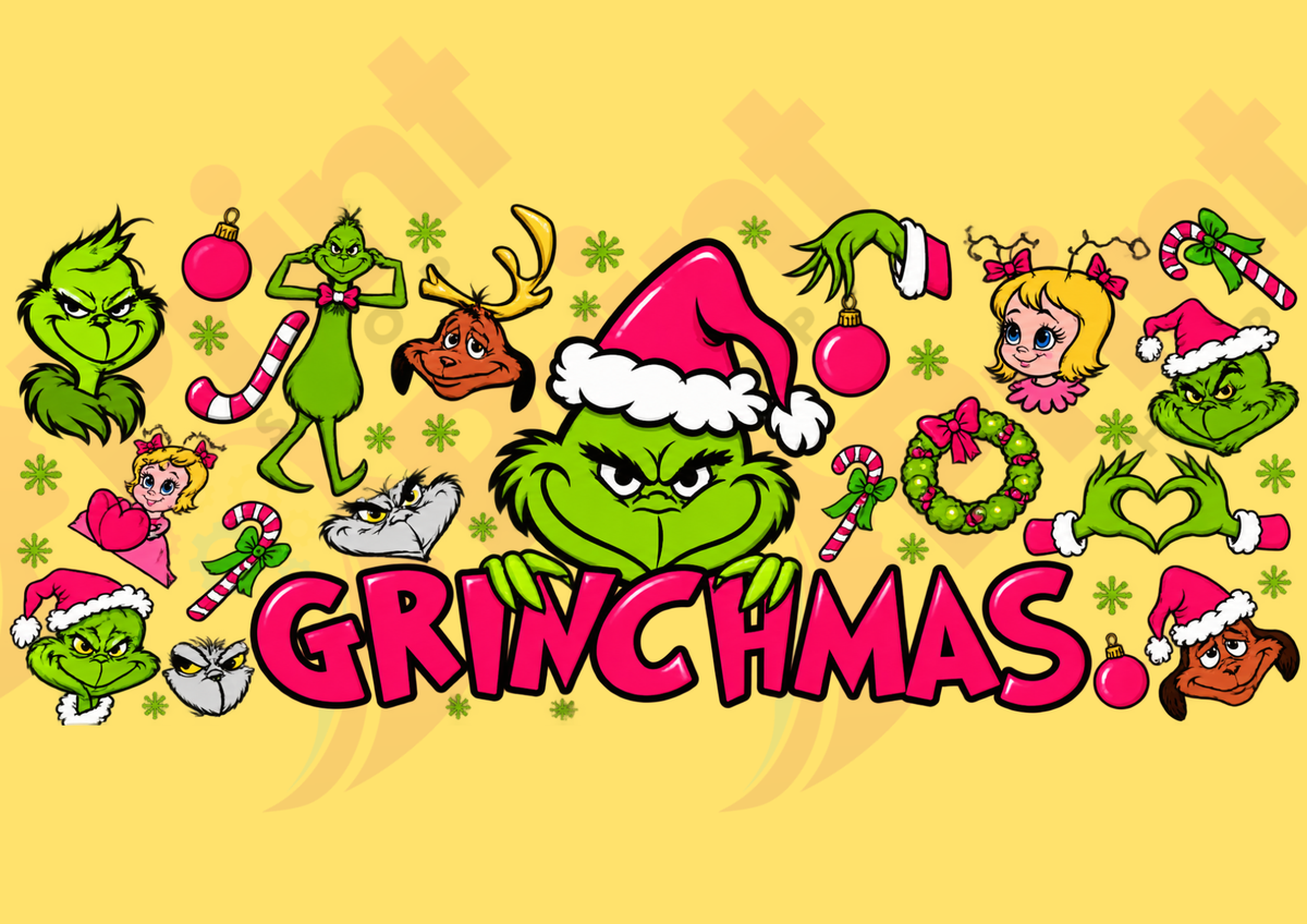UV DTF- Grinchmas