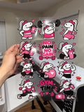 UV DTF- No Pain No Gain Gym
