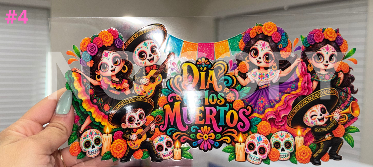 UV DTF- Dia De Los Muertos
