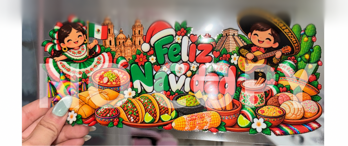 UV DTF- Navidad Mexicano
