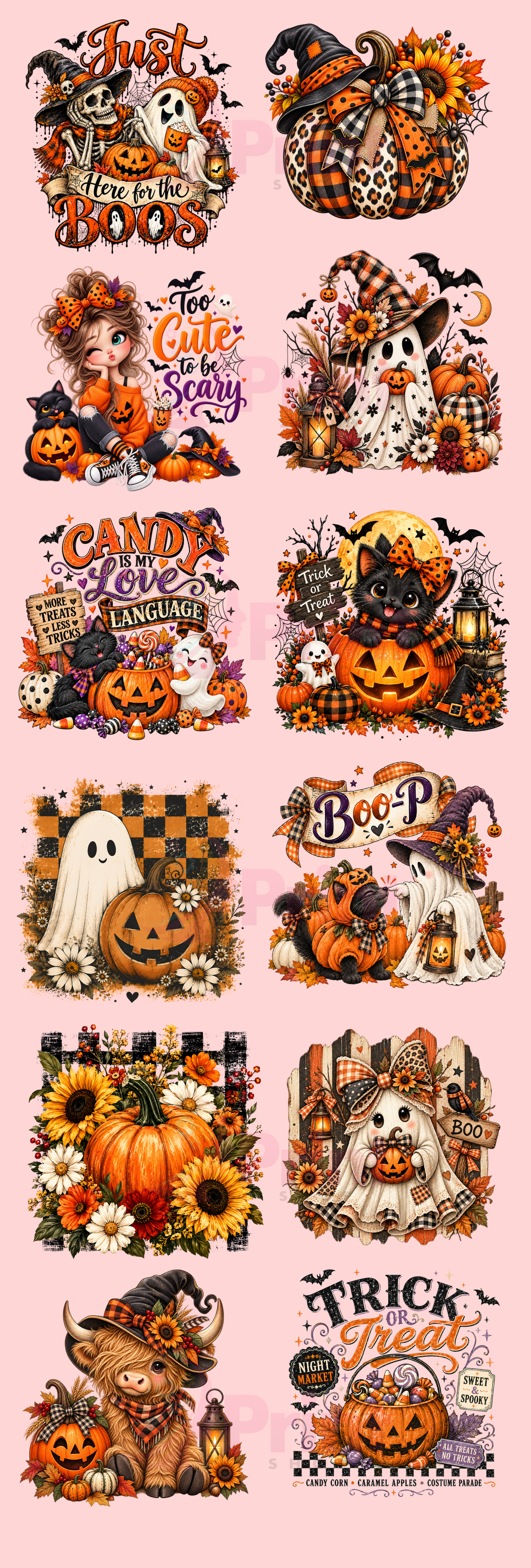 Lámina De DTF- Halloween