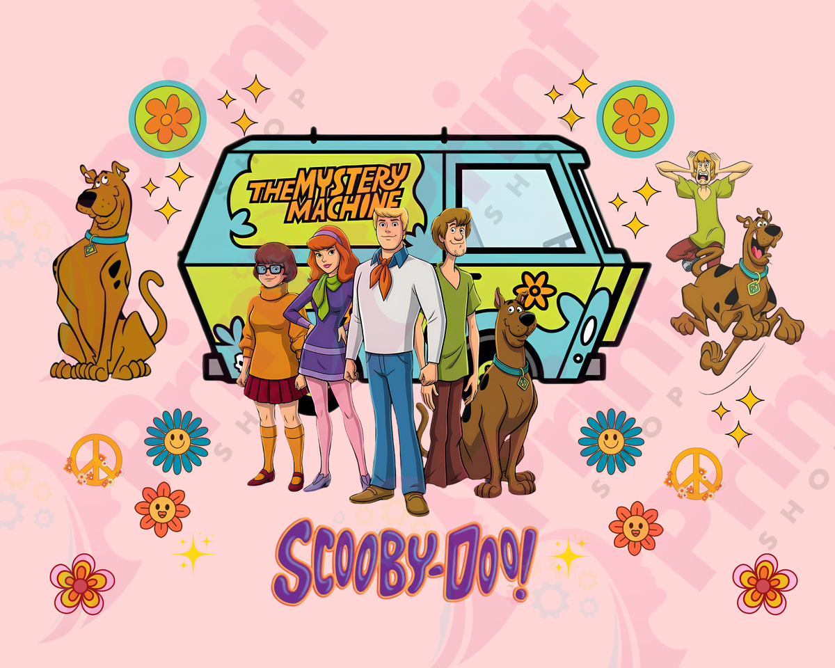 UV DTF- Scooby-Doo Cup Wrap